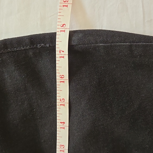 Jones New York Lexington black Denim straight leg Jeans 4 embellished pockets - Picture 9 of 13